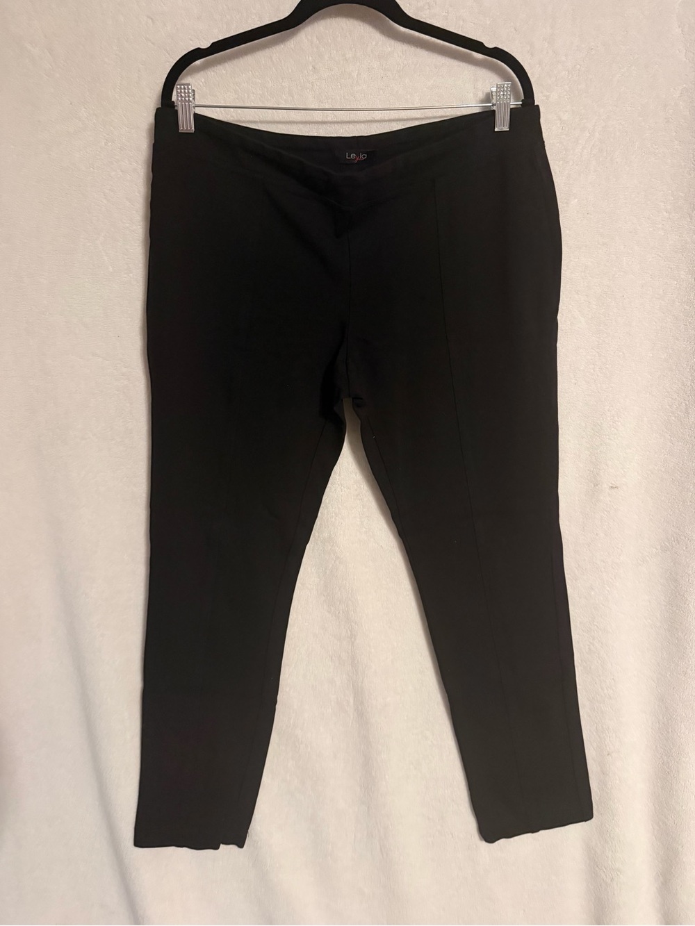 Leota Black Skinny Ponte Pants for Women